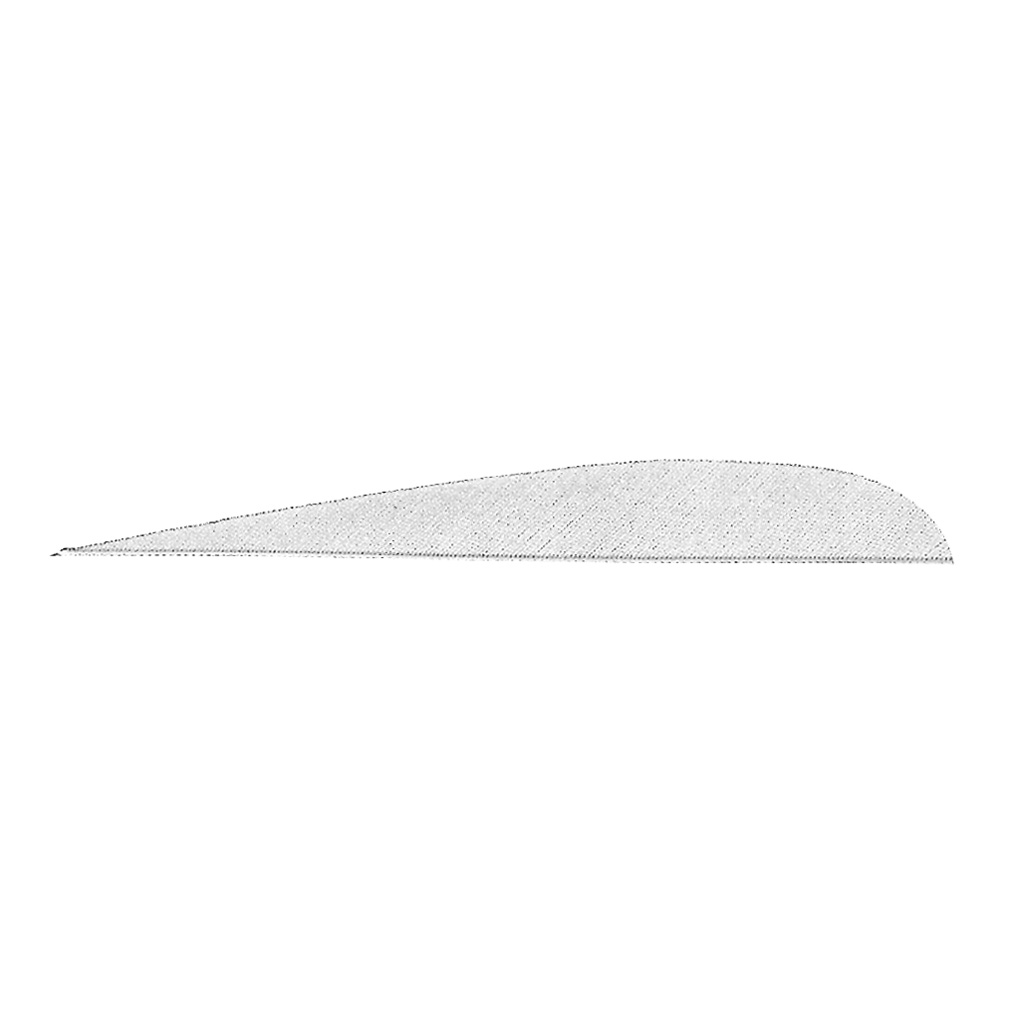 8308_1.jpg Gateway Parabolic Feathers White 5 in. RW 100 pk. - Image 1