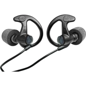 SUREFIRE COMPLY FOAM TIPS FULL BLOCK EARPLUGS MED 1 PAIR BLACK