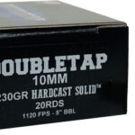 DOUBLETAP 10MM 230GR WFNGC - HARDCAST SOLID 20RD 50BX/CS