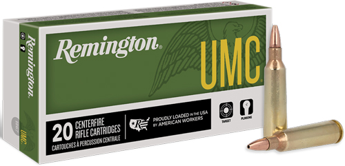 A23813.jpg REMINGTON UMC 22-250 REM 50GR - HP 20RD 10BX/CS - Image 1
