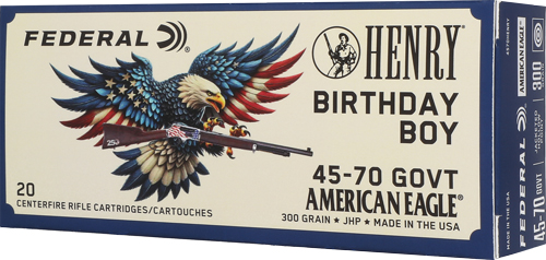 A4570HENRY_1.jpg FEDERAL HENRY BIRTHDAY BOY - 45-70 300GR JHP 20RD 10BX/CS - Image 1