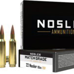 NOSLER MATCH GRADE 22CM - 85GR RDF HPBT 20RD 10BX/CS