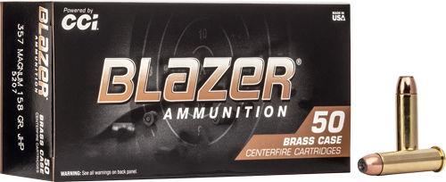 A5207.jpg CCI BLAZER BRASS 357 MAG - 158GR JHP 50RD 20BX/CS - Image 1