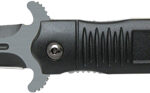ABKT BLACK STILETTO ASSISTED - OPENER 3.5" BLADE W/BREAKER