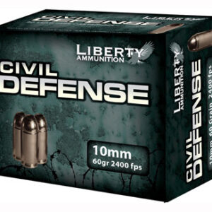 LIBERTY CIVIL DEFENSE 10MM - 60GR HP 20RD 10BX/CS