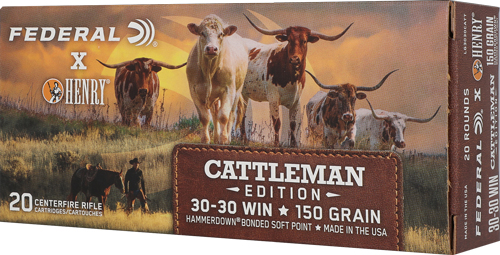 ALG3030CATT_1.jpg FEDERAL HAMMER DOWN HENRY - CATTLEMANS 150GR JSP 20RD - Image 1