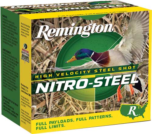 ANS12M3.jpg REMINGTON NITRO-STEEL 12GA 3" - #3 1-1/4OZ 1450FPS 25RD 10BX/C - Image 1