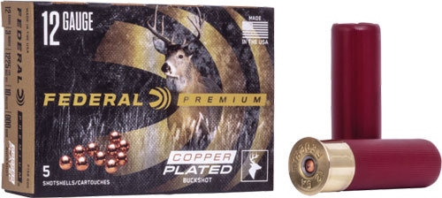 AP15800.jpg FEDERAL PREMIUM 12GA 3" 00 - BUCK 15 PELLETS 5RD 50BX/CS - Image 1