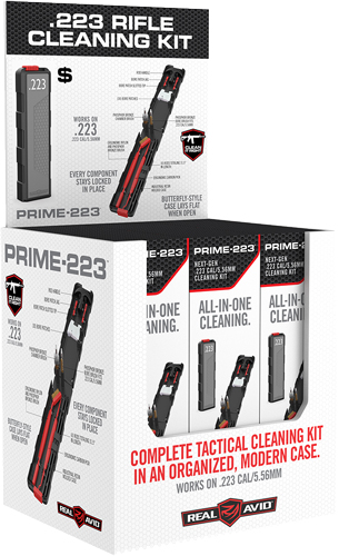 AVGCK223.jpg REAL AVID PRIME 223 RIFLE - CLEANING KIT 12PC. DISPLAY - Image 1