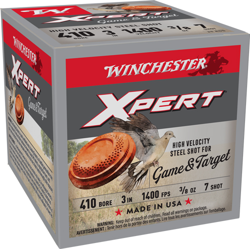 AWE413GT7.jpg WINCHESTER XPERT STEEL 410 3" - 3/8OZ #7 25RD 10BX/CS - Image 1