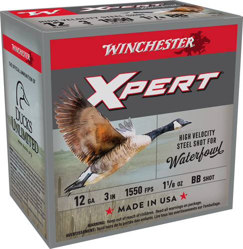 AWEX123BB_1.jpg WINCHESTER XPERT STEEL 12GA 3" - 1-1/8OZ #BB 1550FPS 25RD 10B/C - Image 1