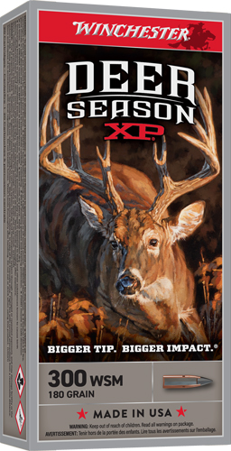 AX300SDS2.jpg WINCHESTER DEER XP 300 WSM - 180GR EXTREME PT 20RD 10BX/CS - Image 1
