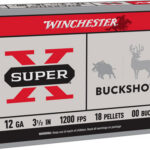 WINCHESTER SUPER-X 12GA 3.5" - 00 BUCK 18 PELLETS 5RD 50BX/CS