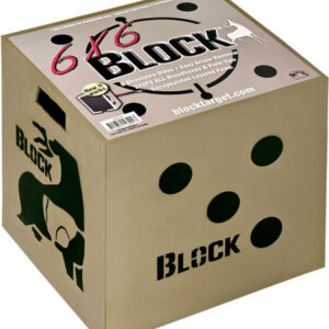 BLOCK TARGETS 6X6 18X16X18 - 6-SIDED BROADHEAD RATED
