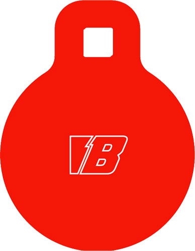 B965_1-1.jpg BASH TARGET AR500 GONG TARGET - ROUND 4"-5/16" THICK - Image 1