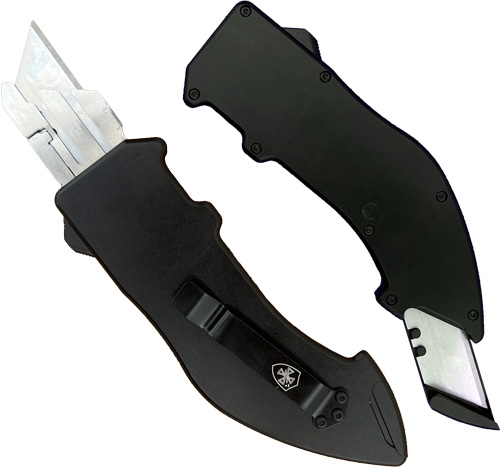 BCABK-1.jpg TEMPLAR UTILITY RAZOR OTF - SQUIRE BLACK WITH 5 BLADES - Image 1