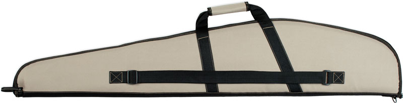 BD220_BACK.jpg BULLDOG PLUS RIFLE CASE 48" - TAUPE W/ BLACK 3 POCKETS - Image 1