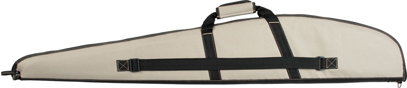 BD225Z_BACK.jpg BULLDOG PLUS SHOTGUN CASE 52" - TAUPE W/ BLACK 3 POCKETS - Image 1
