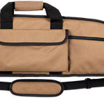 BULLDOG DELUXE LONG RANGE CASE - 55" TAN W/ BLK 2 ACCESS POCKET