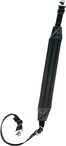 BD810S.jpg BULLDOG BLACK DELUXE PADDED 1" - RIFLE SLING W/ SWIVELS - Image 1