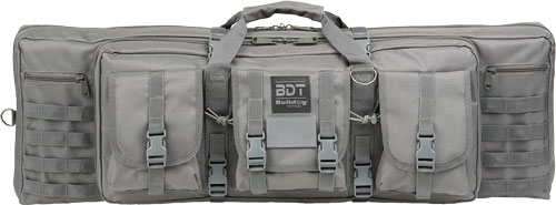 BDT3536SG.jpg BULLDOG 36" SINGLE TACTICAL CS - 3 LARGE ACCESSORY POCKETS GREY - Image 1