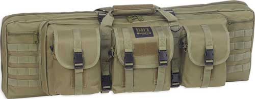 BDT4037G.jpg BULLDOG 37" SINGLE TACTICAL CS - 3 LARGE ACCESSORY POCKETS GRN - Image 1