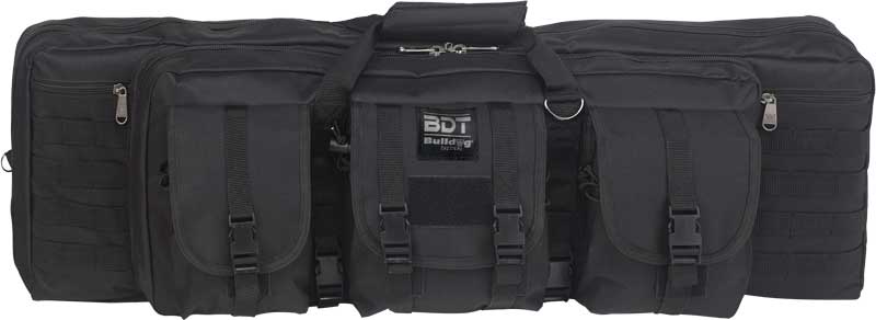 BDT4043B_1.jpg BULLDOG 43" SINGLE TACTICAL CS - 3 LARGE ACCESS POCKETS BLACK - Image 1