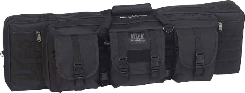 BDT4047B.jpg BULLDOG 47" SINGLE TACTICAL CS - 3 LARGE ACCESS POCKETS BLACK - Image 1