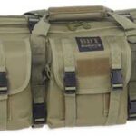 BULLDOG 37" 2 GUN TACTICAL CSE - 3 LARGE ACCESSORY POCKETS GRN