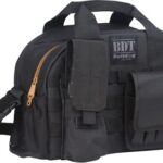 BULLDOG TACTICAL RANGE BAG W/ - MOLLE MAG POUCHES BLACK