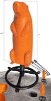BSP3-1.gif DO-ALL 3-D PRAIRE DOG IMPACT - SEAL TARGET W/ SPRING RESET - Image 1