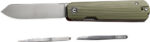 CIVIVI KNIFE SENDY 2.83" - MILLED GREEN/RED G-10 SATIN - Image 2