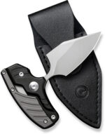 CIVIVI KNIFE TYPHOEUS 2.27" - BLACK/GRAY ALUMINUM/STONEWASH - Image 2
