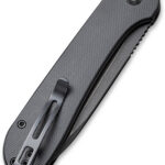 CIVIVI KNIFE ELEMENTUM 3.47" - BLACK G-10/BLACK STONEWASH