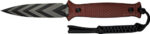CIVIVI KNIFE PERFRICO FIXED - 4.49" BUGUNDY G10/STRIPED BLD