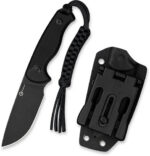 CIVIVI KNIFE TIMBERBARK 3.2" - FIXED BLACK/BLACK G10 STNWASH - Image 3