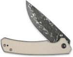 CIVIVI KNIFE MERIT 3.28" IVORY - G10/DAMASCUS LINER LOCK - Image 5