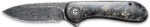 CIVIVI KNIFE ELEMENTUM 2.96" - SHREDDED CBN FBR/GOLDEN DMSCS - Image 2