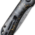 CIVIVI KNIFE ELEMENTUM 2.96" - SHREDDED CBN FBR/GOLDEN DMSCS