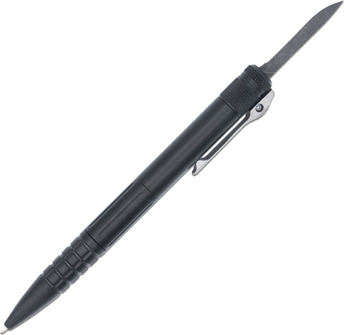 CNCOTFPBLKGEN2.jpg COBRATEC CNC OTF PEN KNIFE - 1.75" BLACK - Image 1