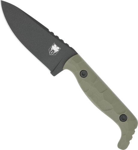 CTKPODG-1.jpg COBRATEC KINGPIN 4" FIXED BLD - OD GREEN D2 STEEL W/KDX SHEATH - Image 1