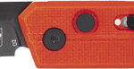 COBRATEC STINGER FOLDER 1.9" - RED/BLACK D2 BLADE SD BUTTON