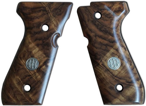 E00561-1.jpg BERETTA 92/96 DELUXE GRIPS - GRADE 3 WALNUT CHECKERED - Image 1