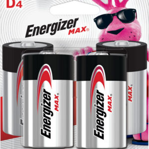 ENERGIZER MAX BATTERIES D - 4-PACK
