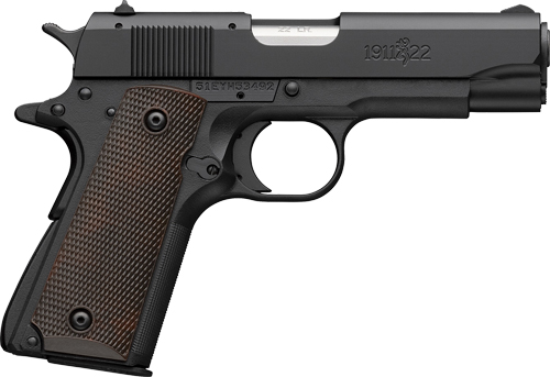 G051064490-1.jpg BROWNING 1911-22 A1 POLY 22LR - COMPACT 3.5" BLACK/BROWN - Image 1