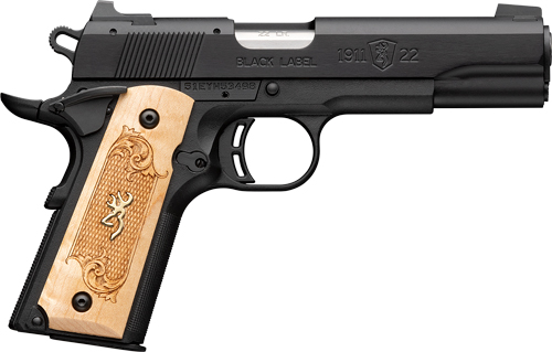 G051067490-1.jpg BROWNING 1911-22 22LR FS - MEDALLION 4.25" BLACK/MAPLE - Image 1