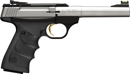 G051442490_1-1.jpg BROWNING BUCK MARK CAMPER URX - 22LR 5.5"HB STAINLESS/BLK SYN - Image 1
