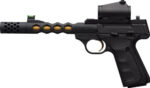 BROWNING BUCK MARK VISION UFX - 22LR 5.9" BLK/GOLD W/ VORTEX - Image 2