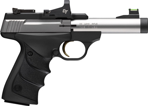 G051595490.jpg BROWNING BUCK MARK MICRO BULL - SS SR 22LR 4.4" W/CT RED DOT - Image 1