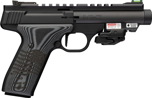 G051612490_1-1.jpg BROWNING BUCKMARK BLACK LABEL - 22LR 4.4" 250TH BLACK RMSC - Image 1
